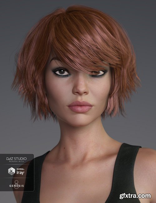 Pop Cut Hair for Genesis 3 and 8 Female(s)