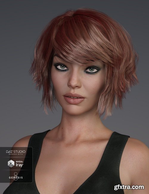 Pop Cut Hair for Genesis 3 and 8 Female(s)