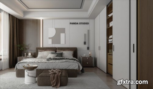 Bedroom Scene for Sketchup by Nghia House