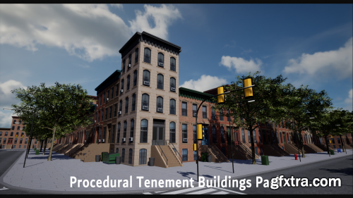 Procedural Tenement Buildings Pack