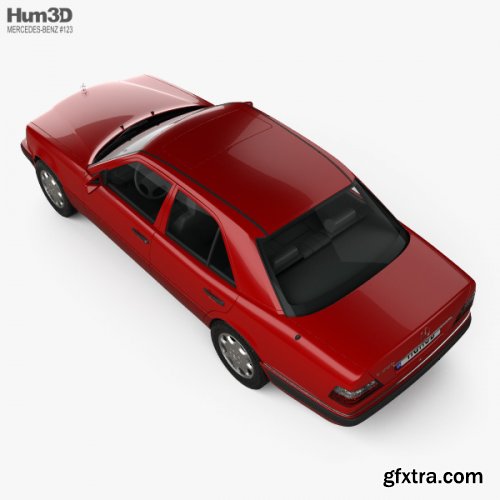 Mercedes-Benz E-Class sedan 1993 3D model