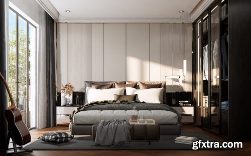 Bedroom Scene Sketchup by Thoai Tran