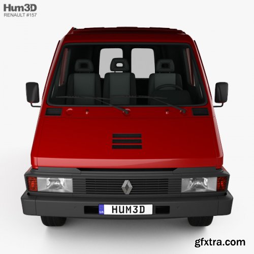 Renault Master Panel Van 1980 3D model