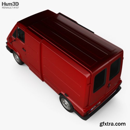 Renault Master Panel Van 1980 3D model