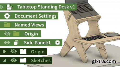 Fusion 360: Design a Parametric Standing Desk