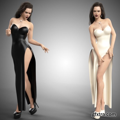 dForce Hot Dress for Genesis 8 Females