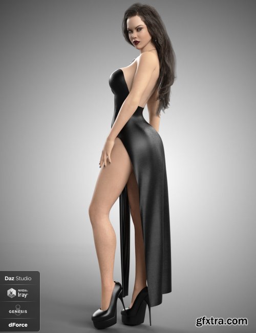 dForce Hot Dress for Genesis 8 Females