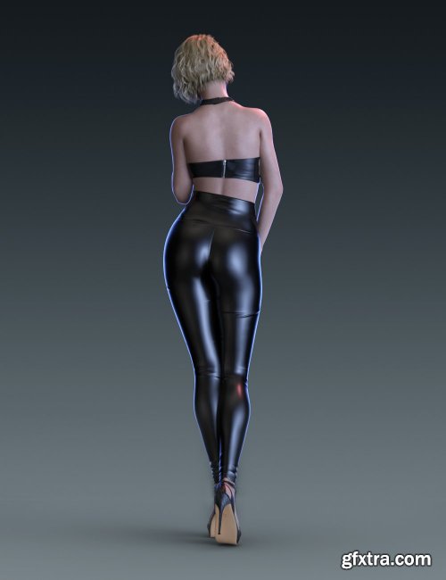  High Waisted Leggings Outfit for Genesis 8 and 8.1 Females 