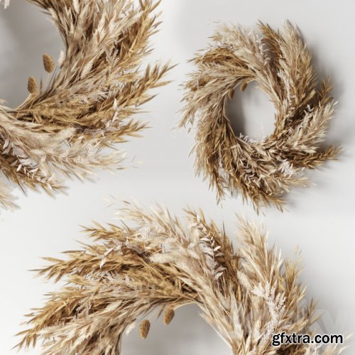 Wall hanging Pampas Ring-02