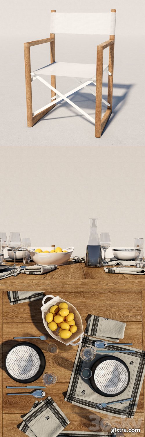 Harbor Outdoor collect and Zara Home table setting