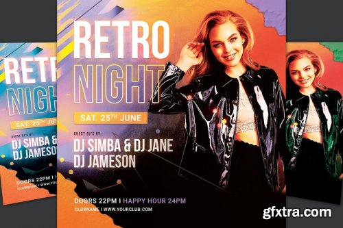 Retro Night Flyer