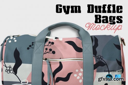 CreativeMarket - Gym duffle bags | Mockup 6093438