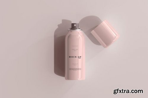 Spray bottle mockup