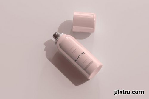 Spray bottle mockup