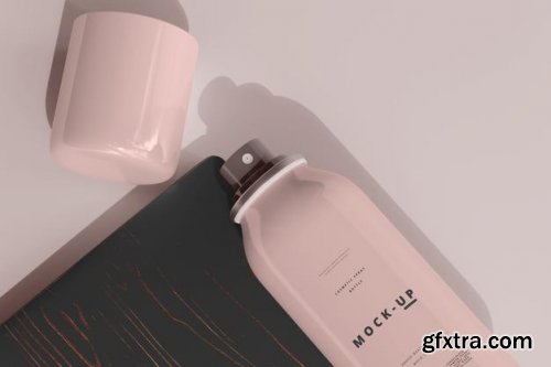 Spray bottle mockup