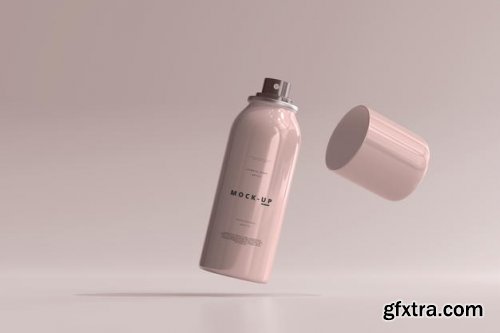 Spray bottle mockup