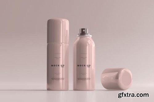 Spray bottle mockup