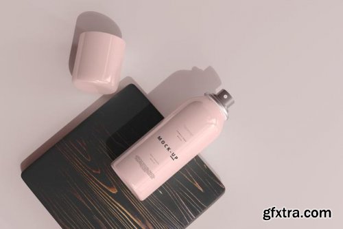 Spray bottle mockup