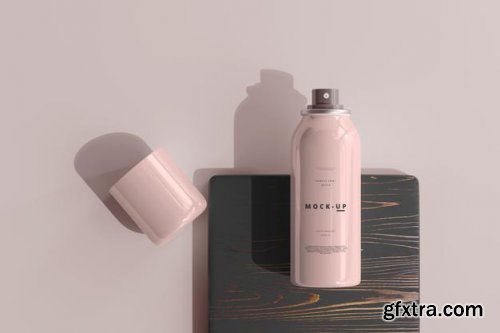 Spray bottle mockup