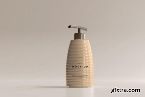 Pump bottle mockup