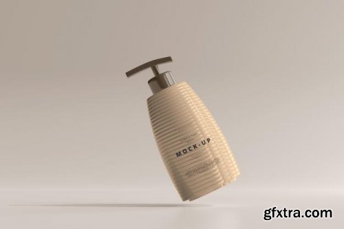 Pump bottle mockup