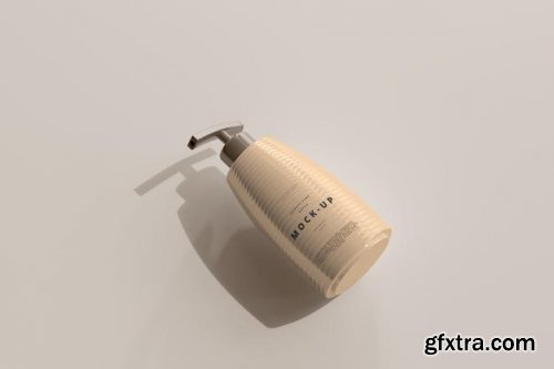 Pump bottle mockup