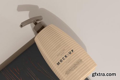 Pump bottle mockup