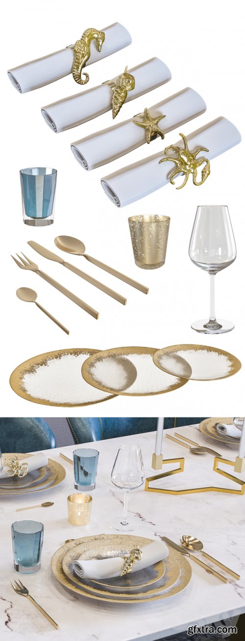 Luxury Ottiu Restaurant Table Set