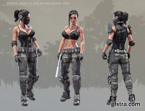  Tactical Assault Outfit for Genesis 8 Male(s) and Female(s)