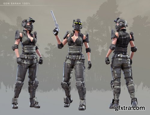  Tactical Assault Outfit for Genesis 8 Male(s) and Female(s)