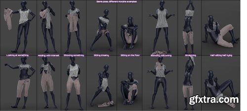  Everyday 2 Daily Poses and Clothes Vol.3 for Genesis 8 Females 