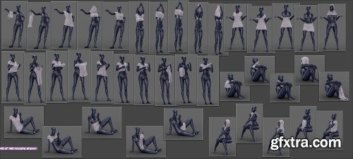  Everyday 2 Daily Poses and Clothes Vol.3 for Genesis 8 Females 