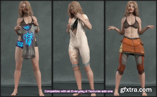  Everyday 2 Daily Poses and Clothes Vol.3 for Genesis 8 Females 