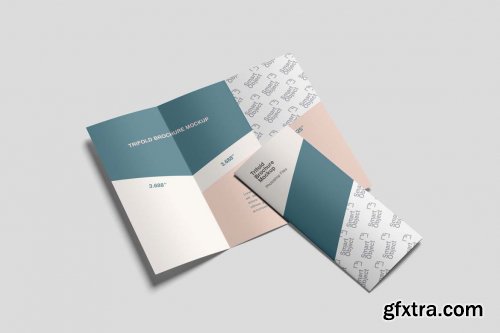 Trifold Brochure Mockups