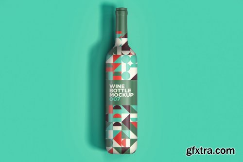 Wine Bottle Mockup 007