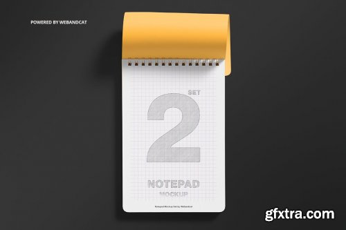 Notepad Mockup Set 2