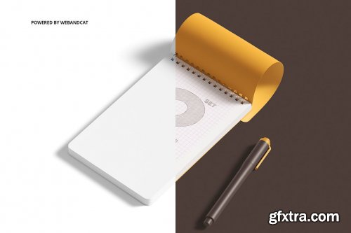 Notepad Mockup Set 2