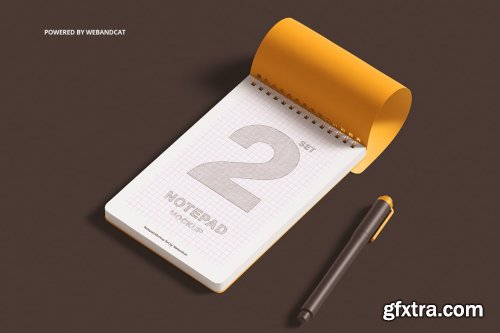 Notepad Mockup Set 2