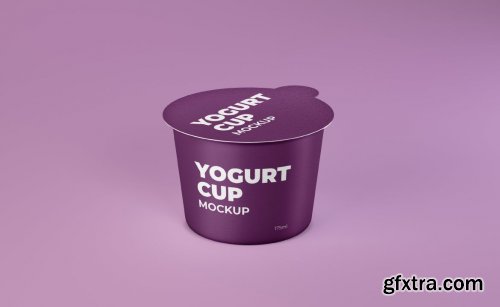 Dairy Product Cup Mockup