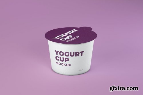 Dairy Product Cup Mockup