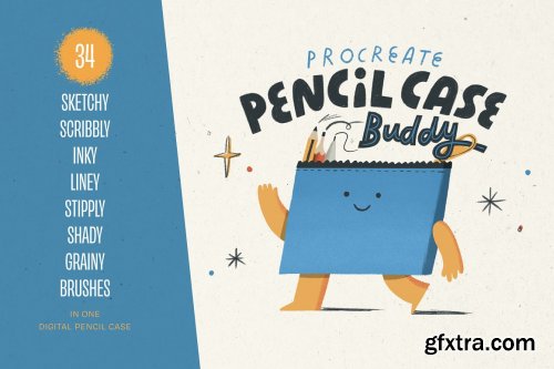 CreativeMarket - Procreate Pencil Case 5909559