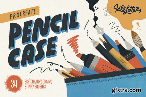 CreativeMarket - Procreate Pencil Case 5909559