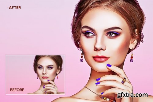 CreativeMarket - Real oil paint photoshop action 5906275