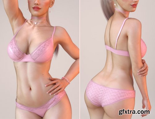  Angels Secrets Lingerie and Poses for Genesis 3 and 8 Female(s)