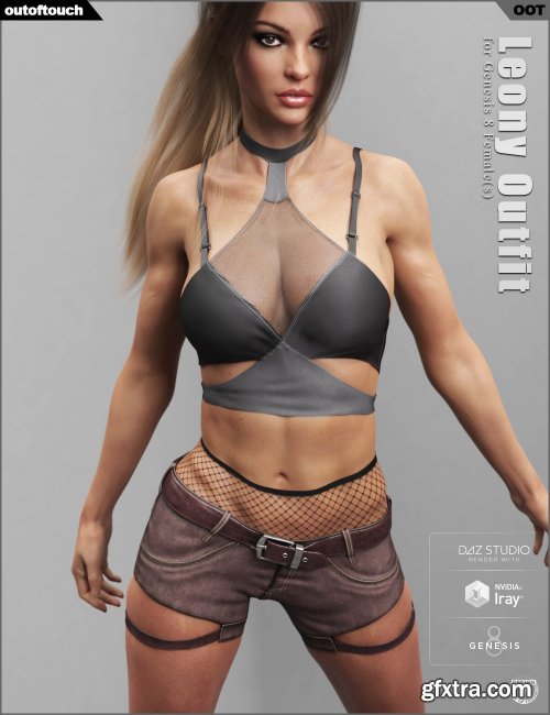  Leony Character, Clothing and Hair Bundle 