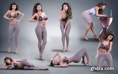  Z Natural Form Breast Shape and Squishes Mega Set for Genesis 8 and 8.1 Female 