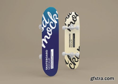 Skateboard mockup