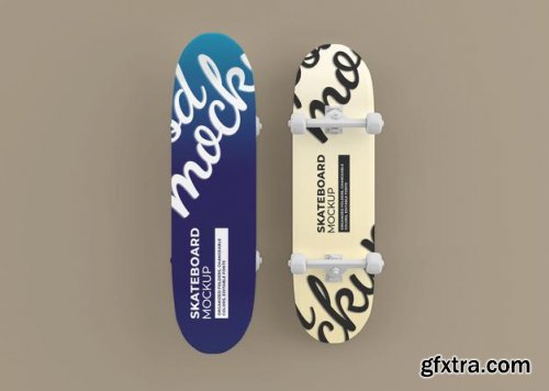 Skateboard mockup