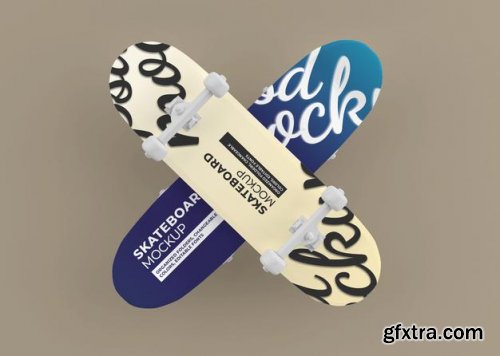 Skateboard mockup