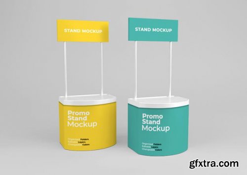 Promotion stand mockup